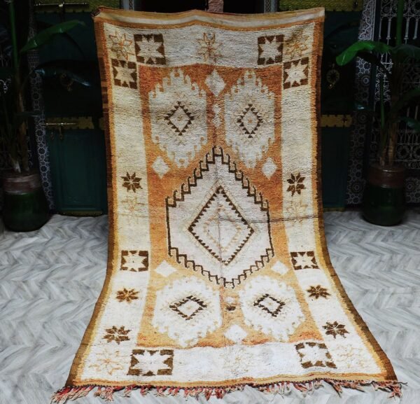 Moroccan rug Hand Berber wool rug Handmade rug 299 x 178 cm