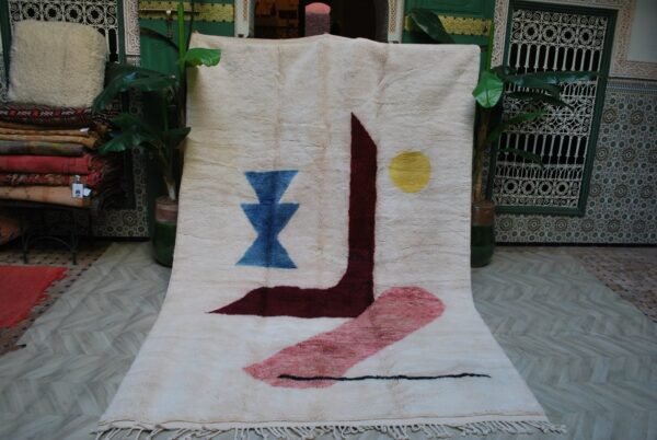 Handmade Berber Wool Rug – Full Wool Moroccan (307x209cm)