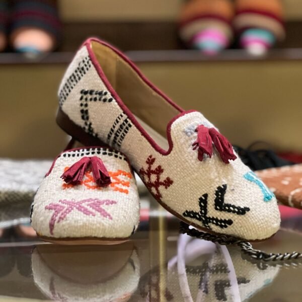 Handmade Moroccan Kilim Slippers